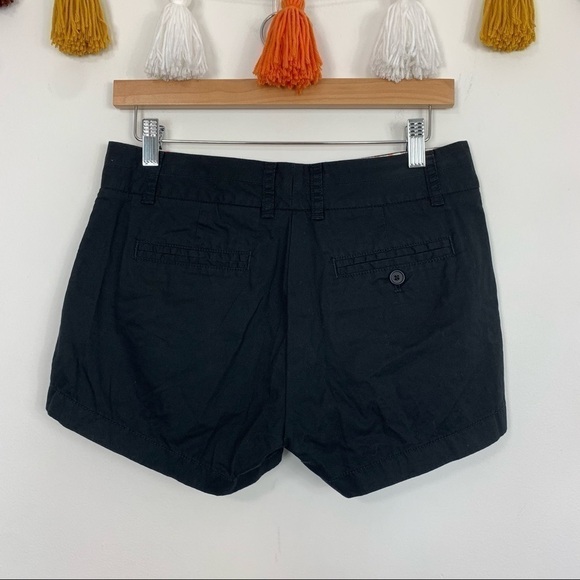 J. Crew Broken-In Chino Cotton Black Shorts Size 2 - Picture 6 of 8